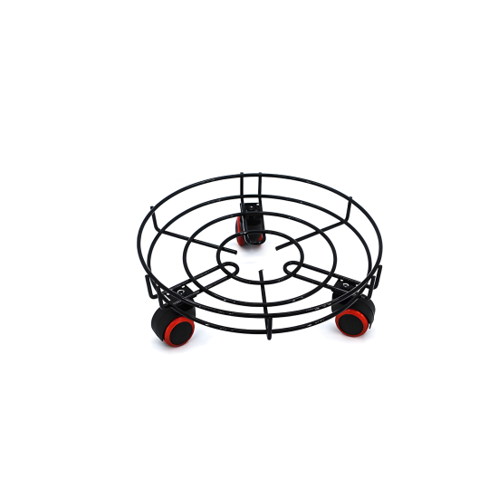 Metal Gas Cylinder Holder With Wheels